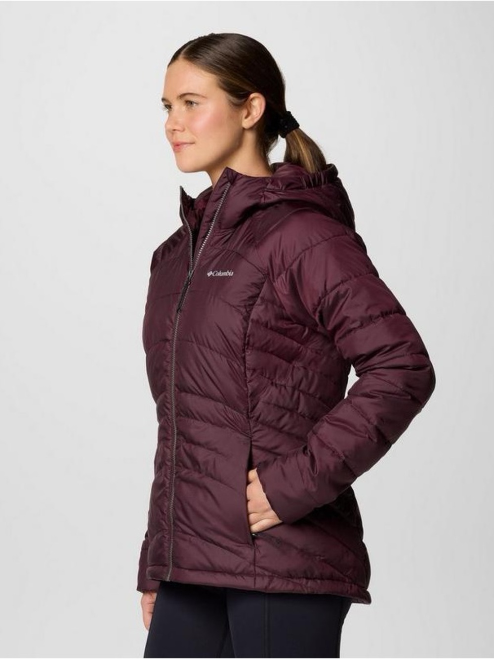 NEW Women's Size XL Karis Gale Hooded Insulated Puffer Jacket